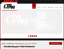Tablet Screenshot of cmrwebstudio.com